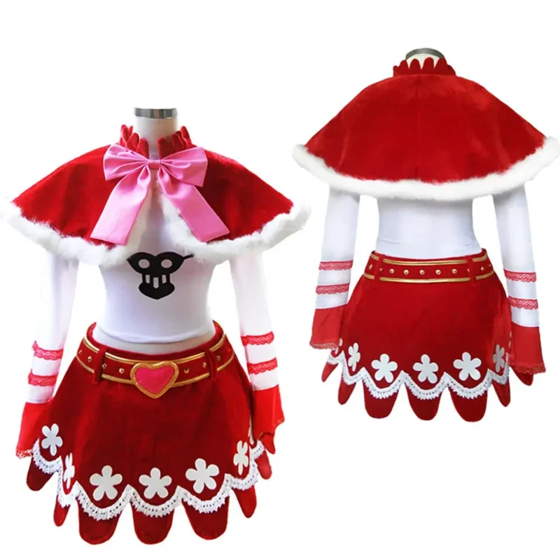 Anime Perona Costume Cosplay Thriller Barque Oka Shichibukai Quadro Parrucca Uniforme Di Natale Gonna Donna Sexy Kawaii Vestito di Carnevale