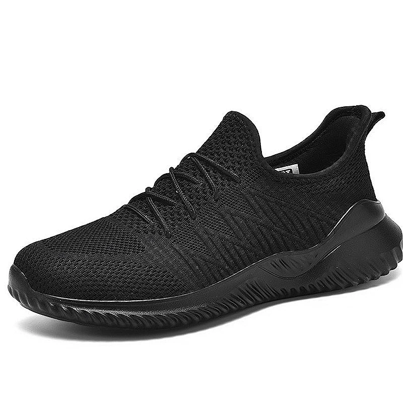 Best-selling Ladies Plus Size Flying Weave Sneakers Breathable Mesh Thick Sole Lightweight Non Slip Walking Trainers Shoes Men