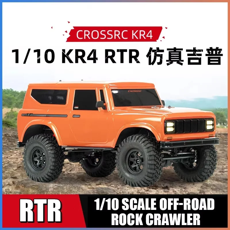 

CROSSRC DEMON KR4 1/10 RC Гусеничный автомобиль RTR 4WD Электрический внедорожный альпинистский грузовик с дистанционным управлением Модель подарок для энтузиастов