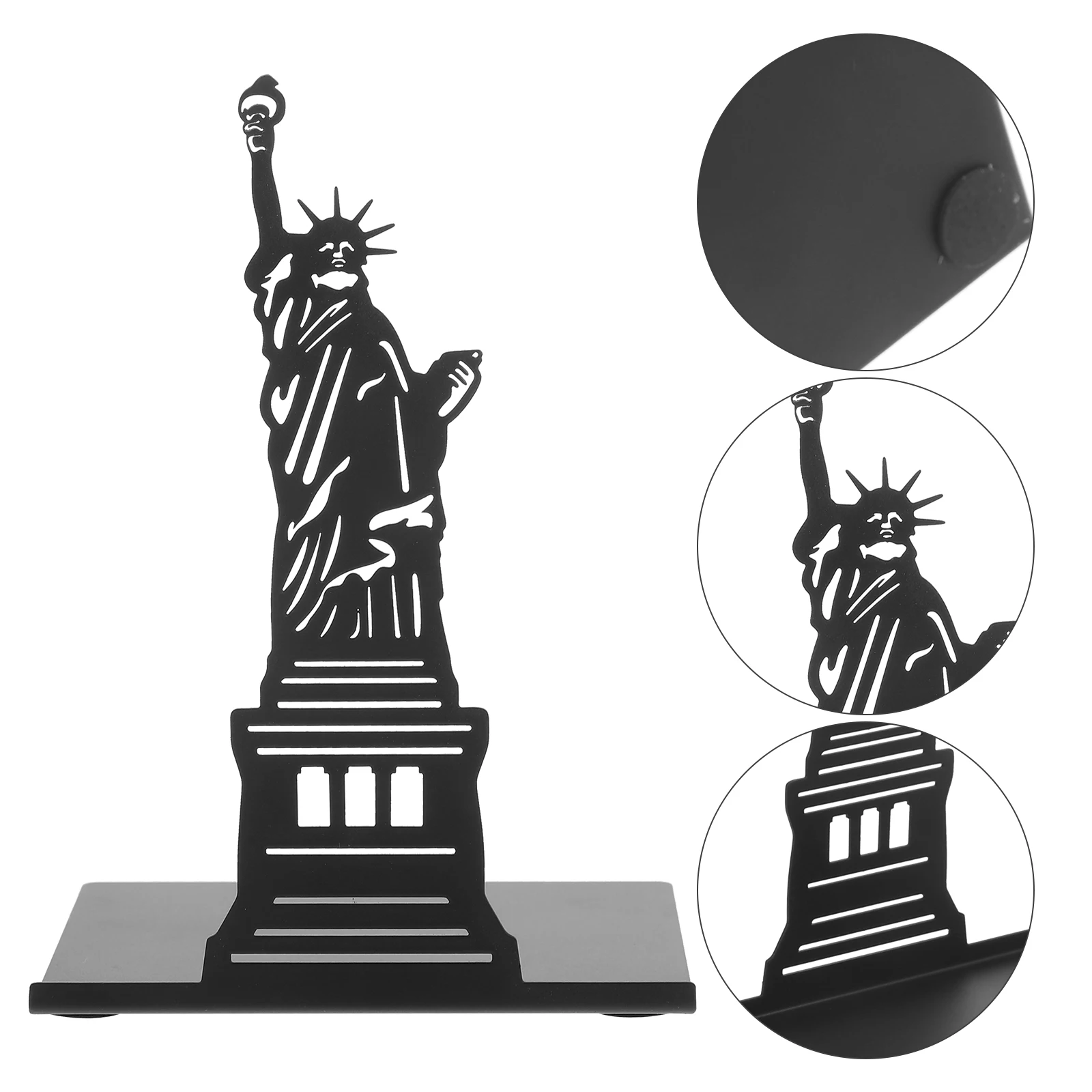 

Sturdy Iron Bookend Multi-Function Book Holder Decorative Bookends For Shelves Home Office Study Accessories Metal Book