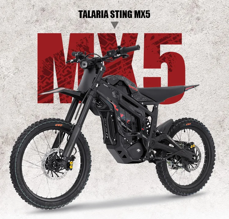 Talaria Sting MX5 Pro - Unrivaled Power and Performance 6061 T4 & T6 aluminium alloy Off-road electric motorcycle