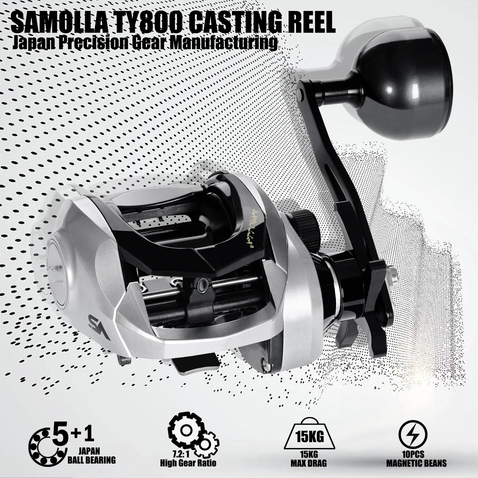SAMOLLA grand nouveau moulinet - Ice Fishing Reel avis et prix