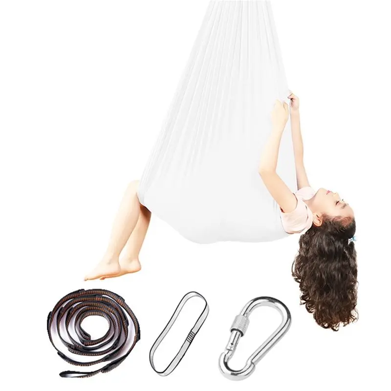 

【NEW YEAR 】Cuddle Swing Hammock-Snuggle Portable Elastic Hanging Chair With Rope Carabiner, Light Weight Breathable Design For