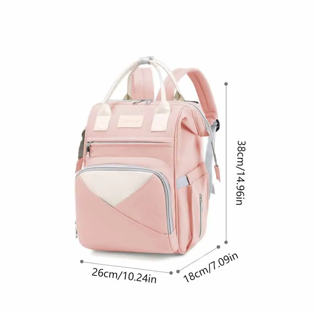 Nylon Mommy Bag Multifunctional Large Capacity Maternity Travel Bag Waterproof Insulated Pockets Diaper Bag Backpack Baby Care