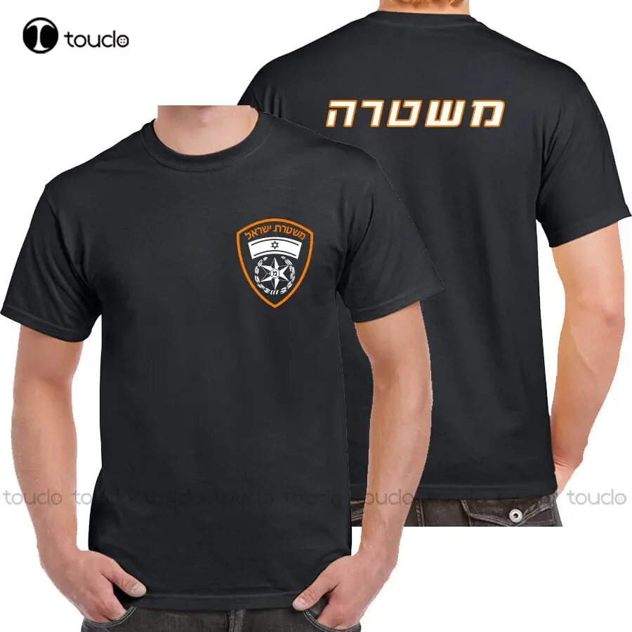 The Israel Army Logo Crime Fighting Counter Terrorism Black T-Shirt Funny T Shirts Custom Gift Xs-5Xl Printed Tee Streetwear