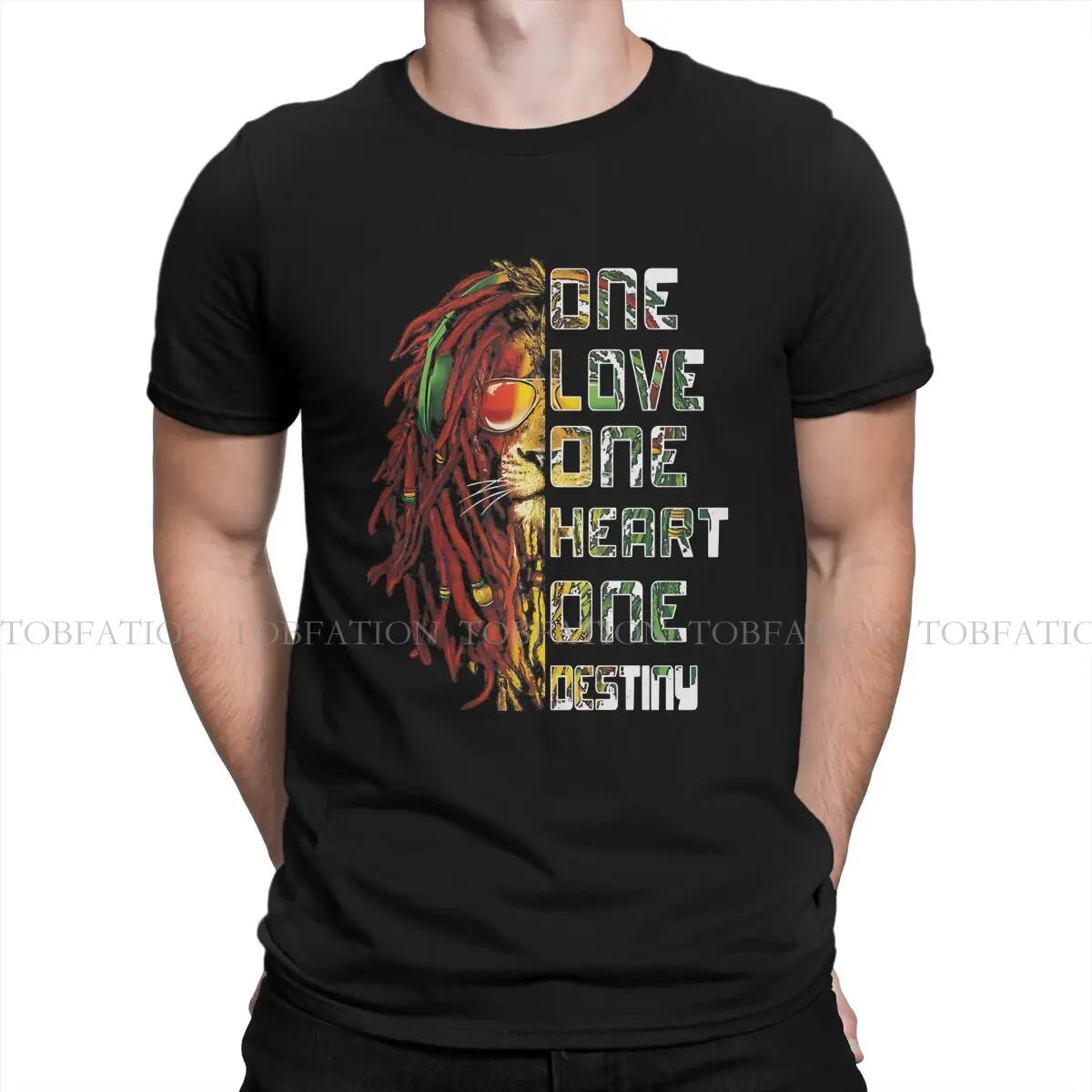 

Awesome Legend Marley Round Collar TShirt Reggae Music Pure Cotton Fabric Original T Shirt Men Tops Individuality Oversized