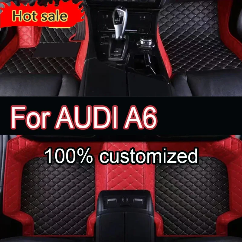 

Автомобильные коврики для AUDI A6 Wagon 2007 2008 2009 2010 2011 2012 2013 2014 2015 2016 2017 2018 Пользовательские автомобильные подушечки для ног