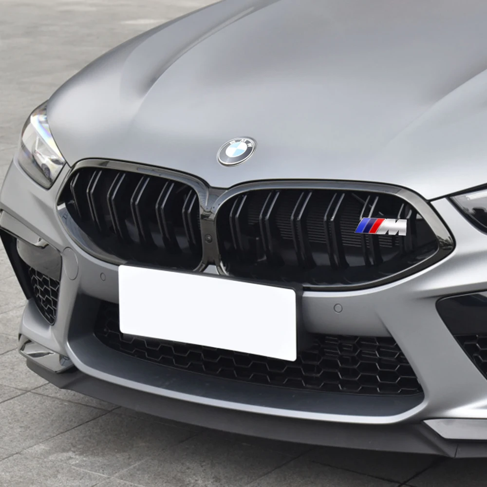 3D Metal Car Front Grille BadgeTrunk Emblem Decor Auto Accessorie For BMW M Performance M5 320 325 E28 E30 E34 E36 E39 E46 X5
