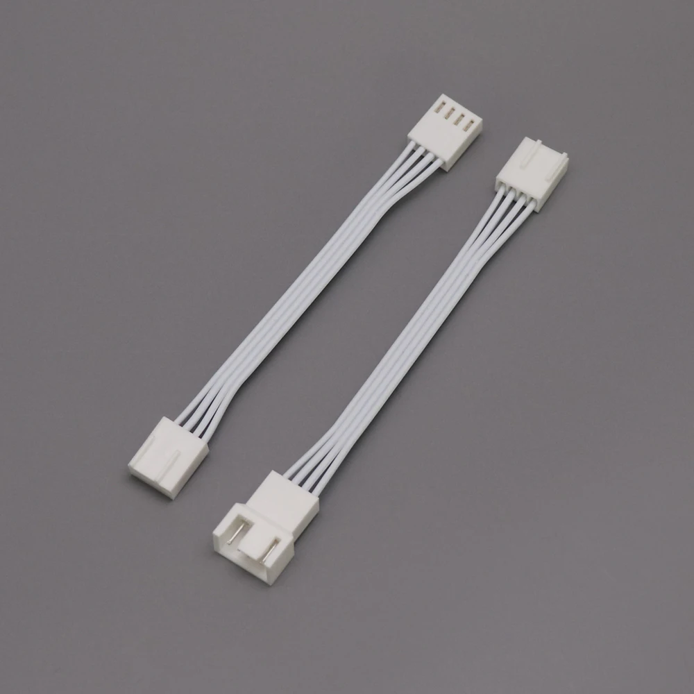 Angitu Full White 4Pin CPU Fan Male to Male/Female Extension Cable 10/20/30/45/60/100cm Standard CPU PWM Power Adapter 1pc
