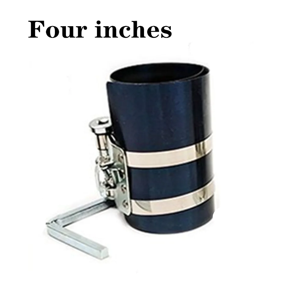 Car Engine Piston Ring Compressor Tool Installer Band Ratcheting