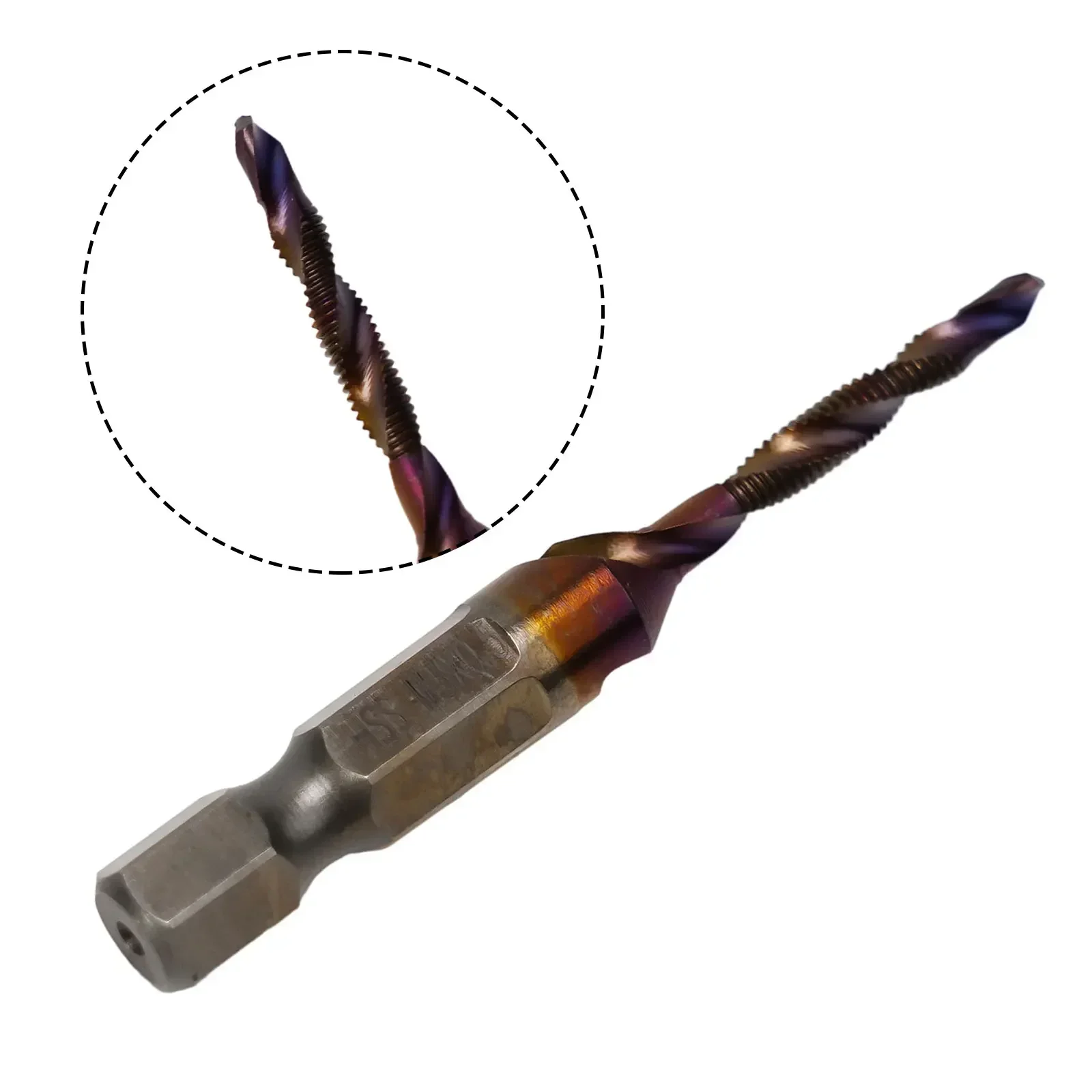 Screw Bit Tap Drill Bit HSS High-speed Steel 1Pcs Compound Tap M3-M10 For Fast Drilling And Tapping High Quality New Practical