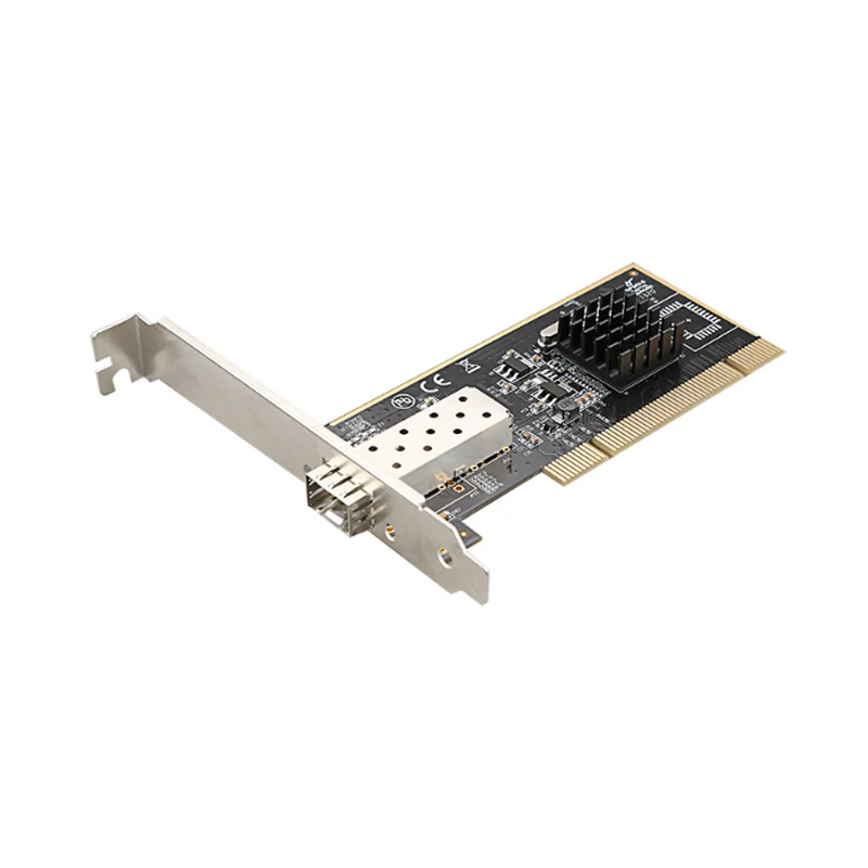 Tarjeta de red óptica PCI Gigabit para computadora de escritorio, tarjeta Lan Ethernet rápida, accesorios de computadora adaptables para juegos, tarjeta PCI de juego