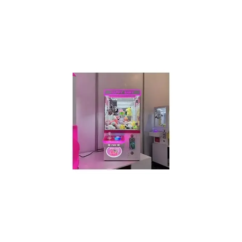 mini doll grabbing machine Internet celebrity commercial coin-operated children's small household fully transparent clip