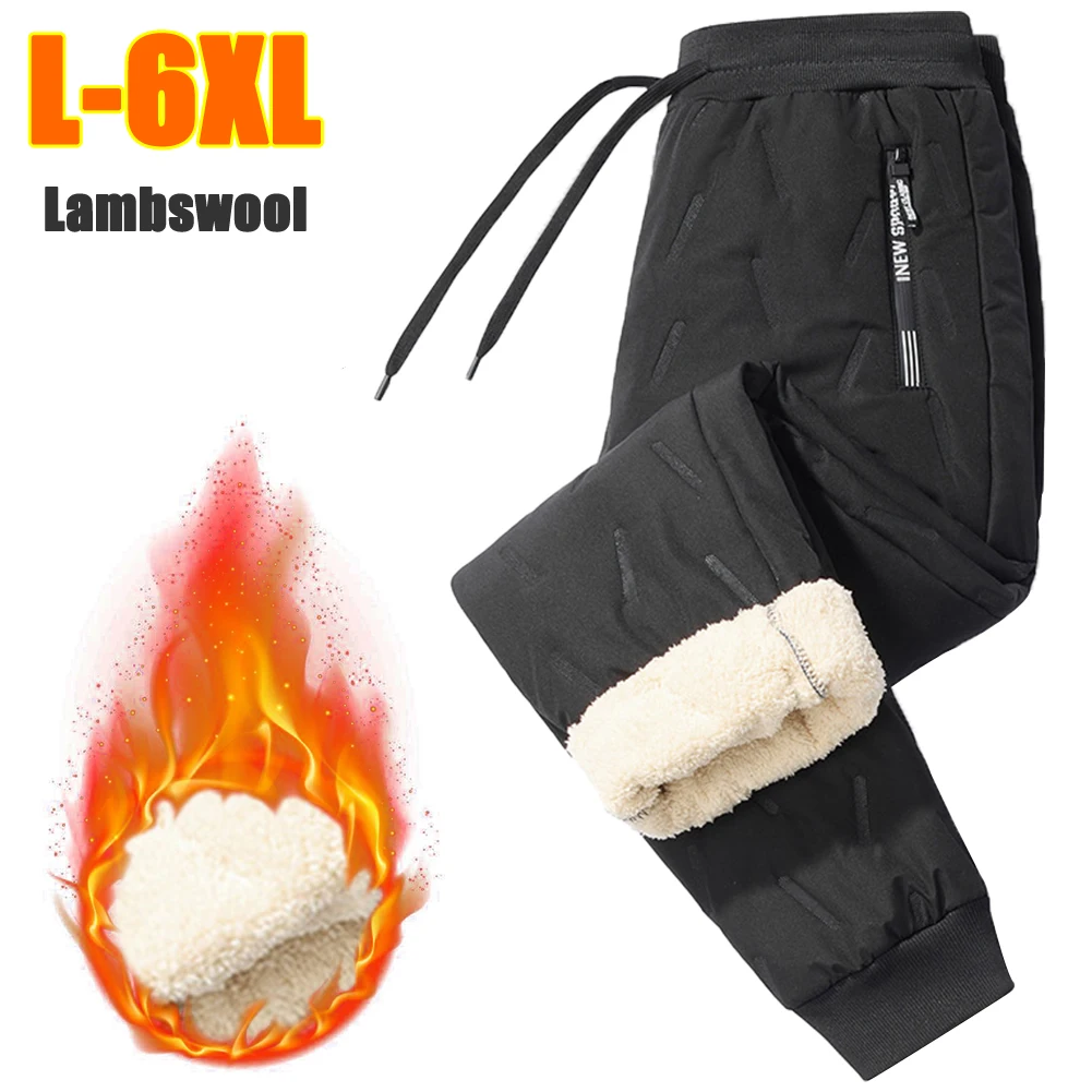 

Men Fleece Sweatpants Pant with Zipper Pockets Winter Warm Fleece Pants Casual Slim Sweatpants Track Pants Thermal Athletic Pant