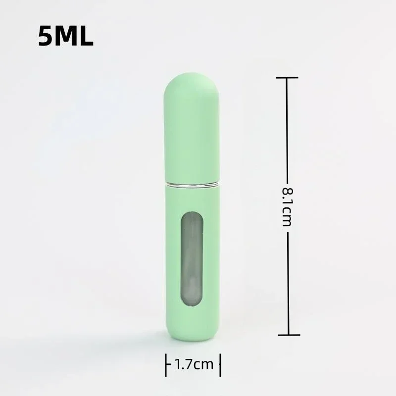 1pcs Candy Color 5ml Mini Travel Bottom Filling Perfume Bottle Liquid Sub-Bottling Spray Portable Refillable Jar Empty Cosmetic