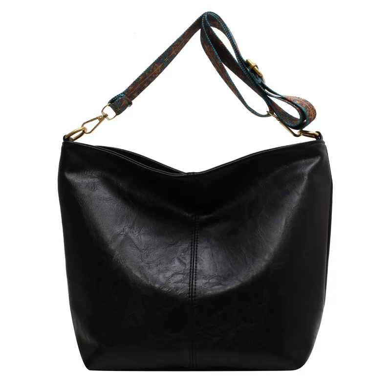 

Capacity Large Shoulder Bag Single Female Crossbody Texture Soft Leather Luxury Casual Handbag For Woman High-Quality Versatile