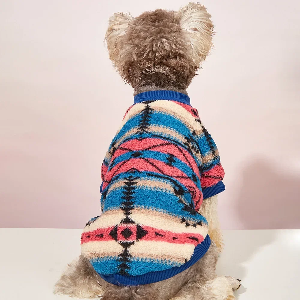 Warm Dog Clothes for Small Dog Coats Jacket Winter Clothes for Dogs Cats Clothing Chihuahua Cartoon Pet Sweater Costume Apparels