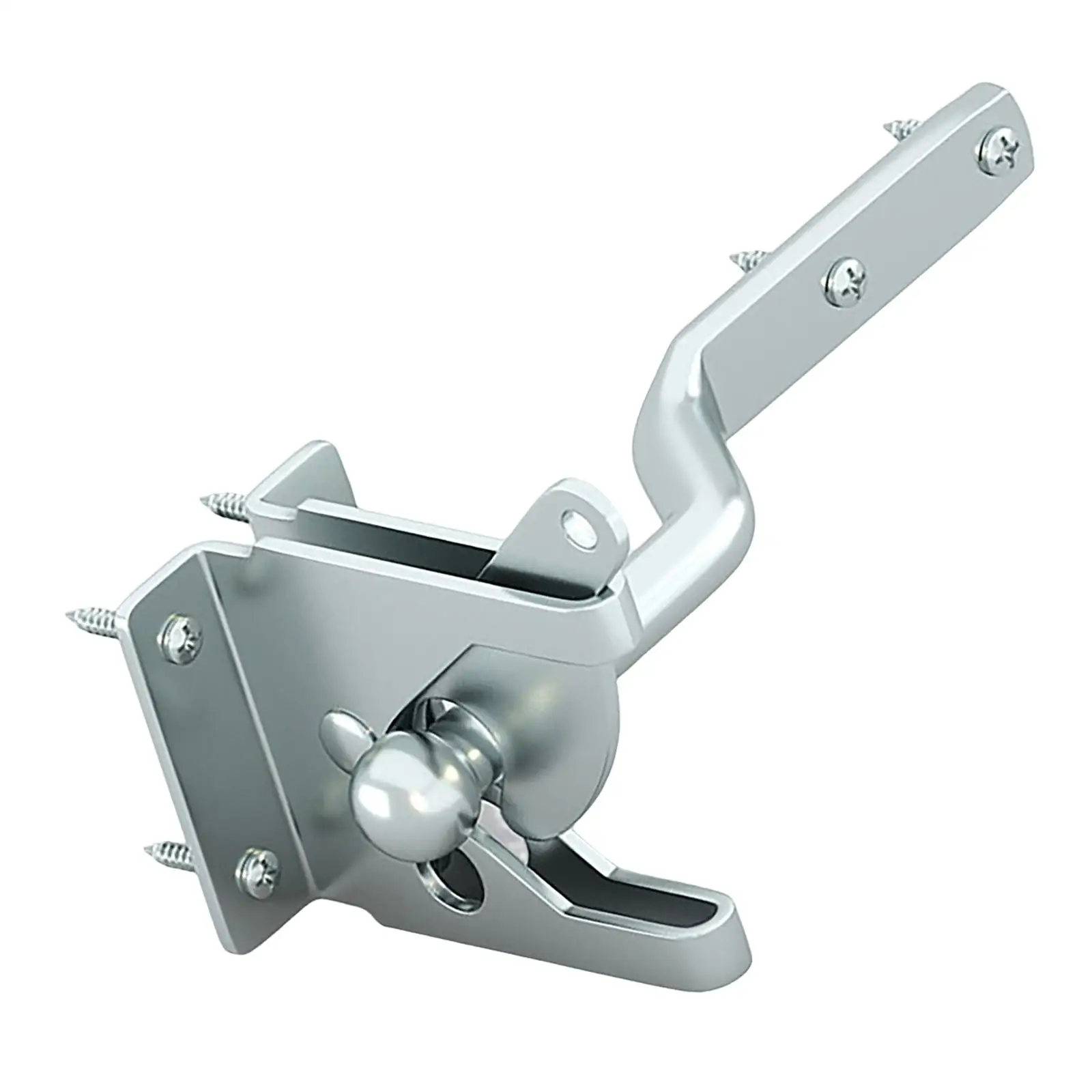 Gate Latch Simple Install Door Latch Self Locking Fence Lock for Outdoor Wooden