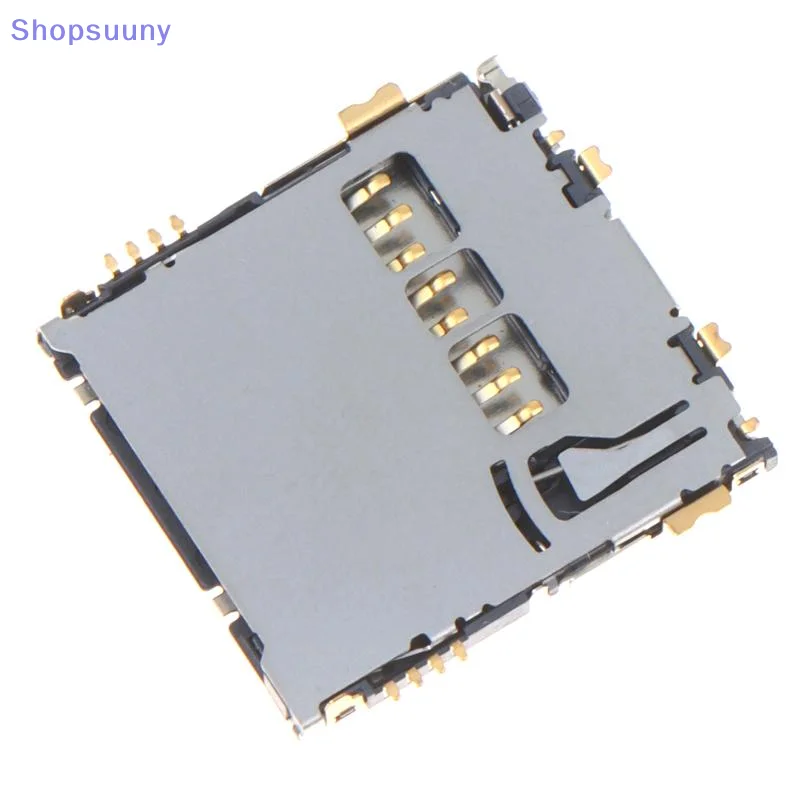 [SU]SCHA5B0200 Micro SIM Card Connector With Gold Plated Contacts For Mobile Phone Motherboard Repair DIY Electronic Projects