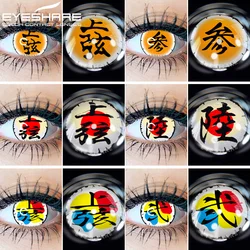 EYESHARE 1Pair Colored Contact Lenses for Eyes Halloween Lenses Yearly Cosmetic Cosplay Contact Lenses Anime Accessories Lenses