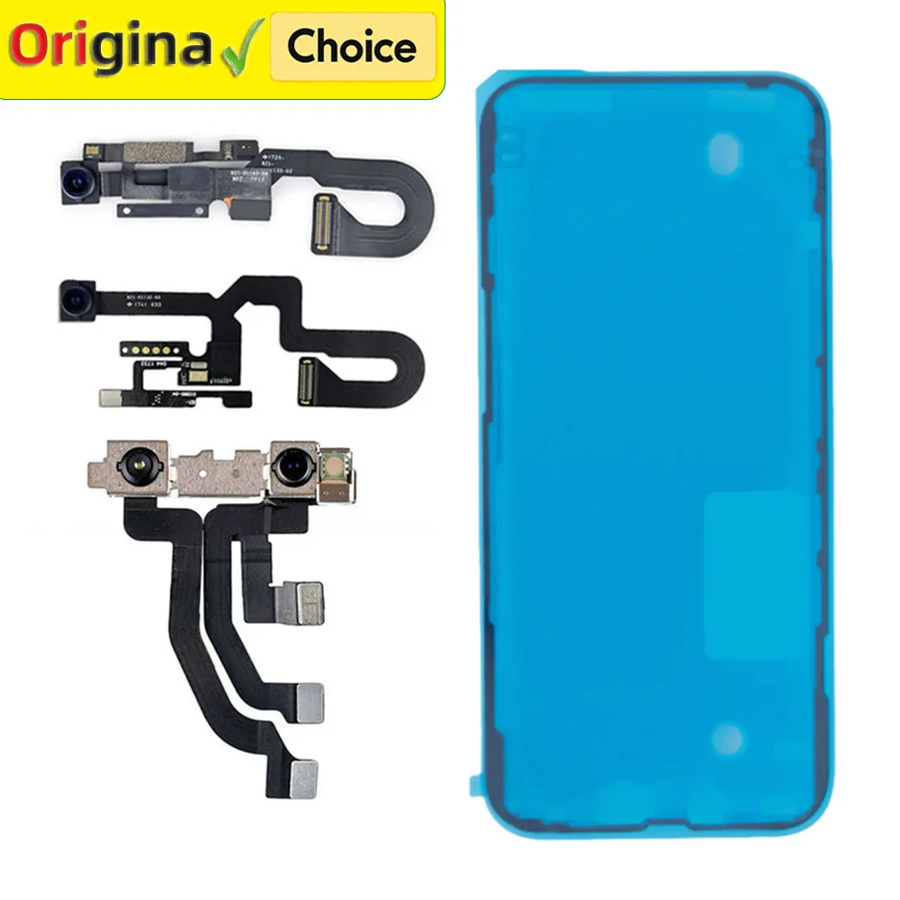 OEM Flex + Waterproof Sticker Proximity Light Sensor Front Camera Flex Cable For iPhone 11 Pro X Xr Xs Max 6 6s 7 8 Plus SE 