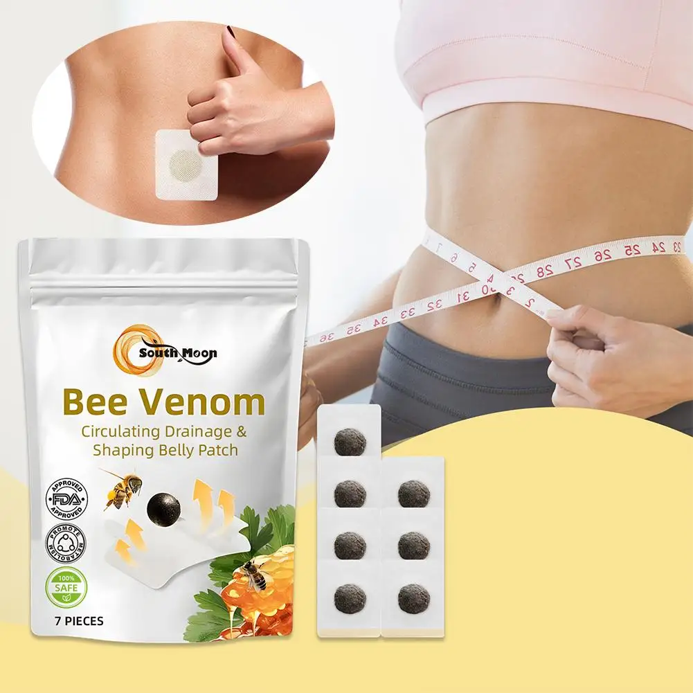 Bee Patches Fast Burning Fat Bee Slimming Patch Improve Stomach Bee Lymphatic Patches for Women Men