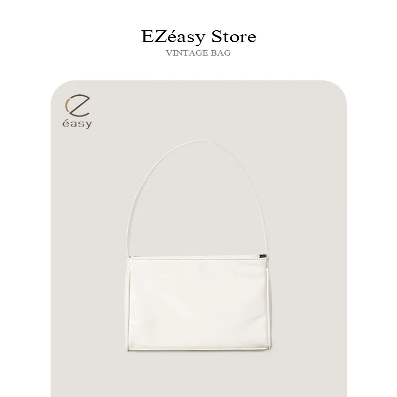 EZeasy Light Luxury Niche Designer Bags for Women Original New Lacquer Leather Shiny Surface Small Square Bag Shoulder Bag