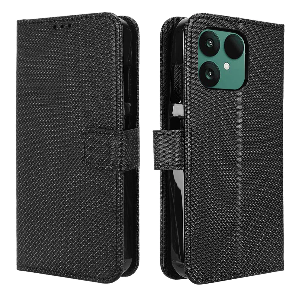 

Skinlee Flip Leather Case For Fairphone 6 Solid Color Wallet Magnetic Holder Cover Funda For Fairphone 6 Shell