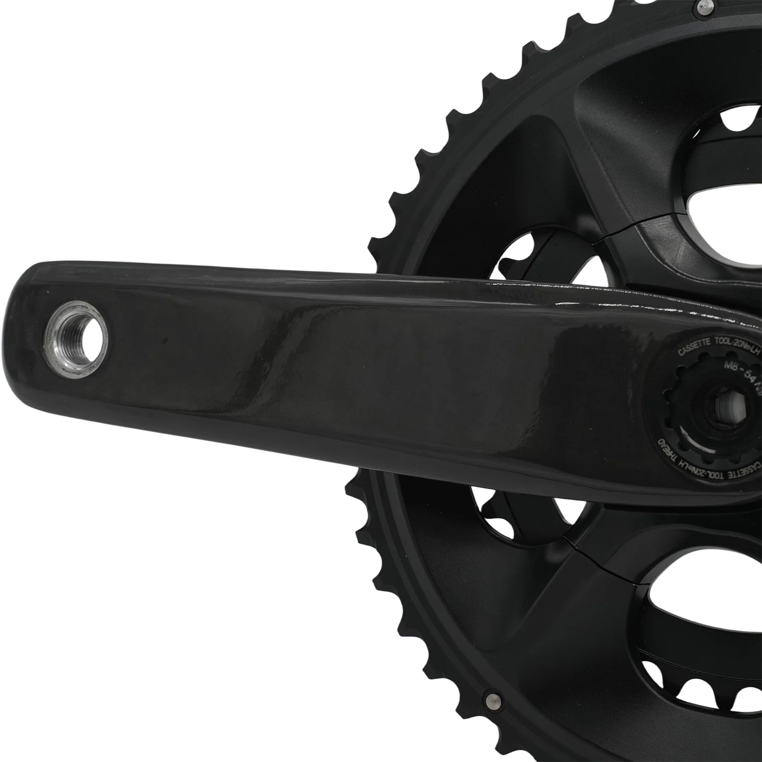 LOGOTIPO-Personalizar WheelTop Carbono Pedaleira Manivelas de Carbono com Roda de Corrente