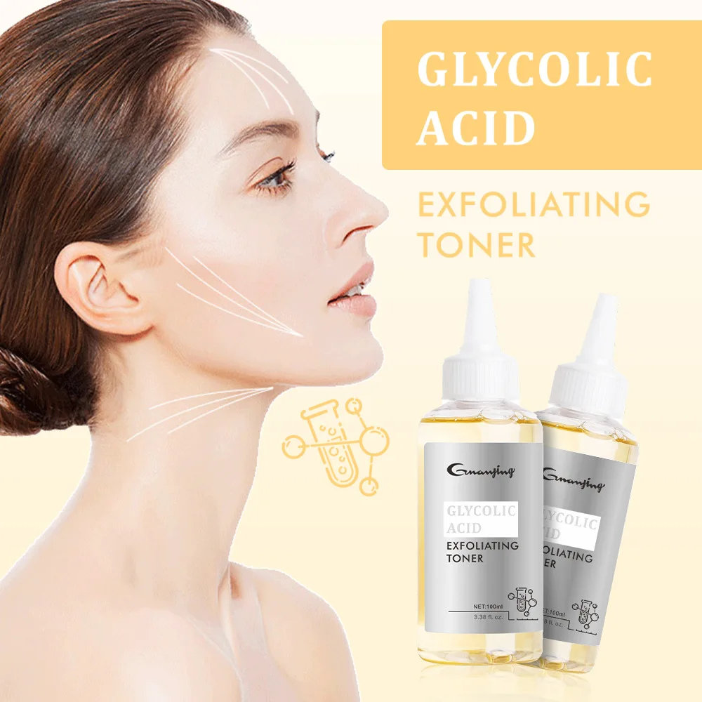 

Glycolic Acid Toner Repairing Skin Barrier Brightening Skin Moisturizing Water,Shrink pores,Acne removal Face Care Serum 100ml