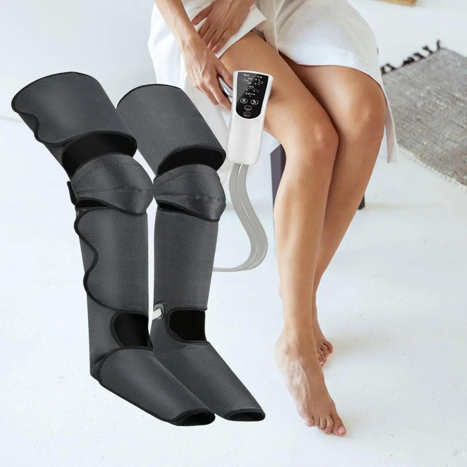 

360° Foot Air Pressure Leg Massager Promotes Blood Circulation, Body Massager, Muscle Relaxation, Lymphatic Drainage Device