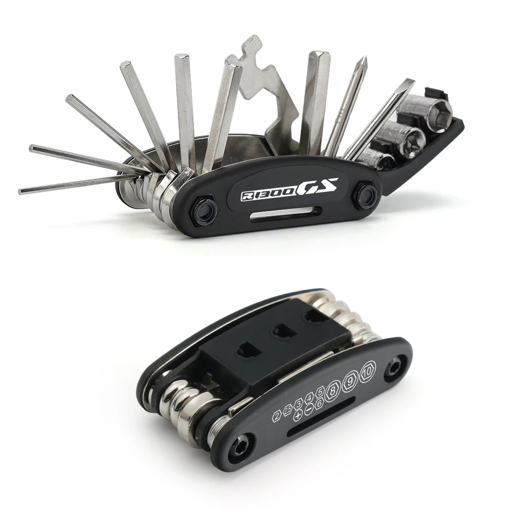 

For BMW R1300GS ADV R1300 GS R 1300 GS Accessories Motorcycle Multifunction Tool Repair 16 functions Screwdriver Set