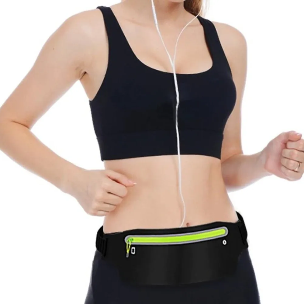 

Sports Thin Phone Bag Slim Thin Waist Bag Waterproof Lightweight Chest Pack Bag Nylon Crossbody Fanny Pack Men/Women