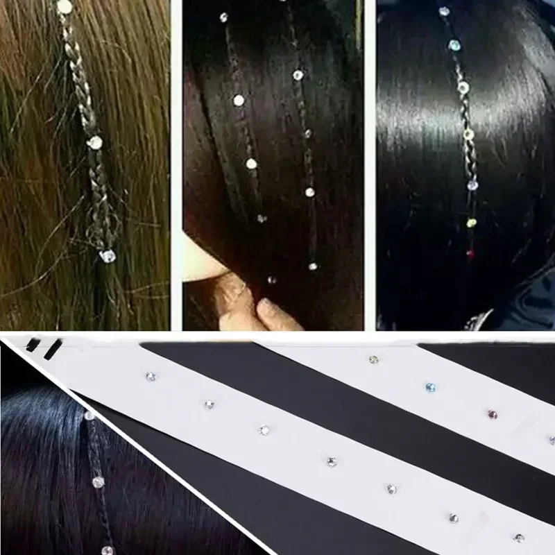 Beautiful Hot Drilling Crystal Glass Rhinestone Hairdressing Women Fashion New Stylish Hair Dress Accessories Headwear Decor