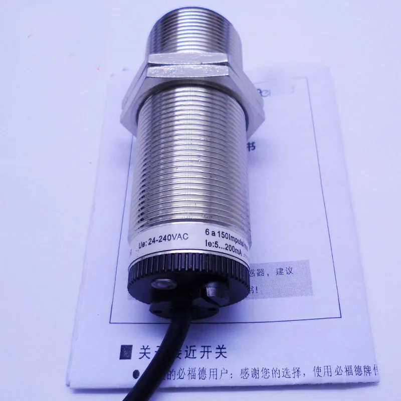 XSAV11801 Inductive Proximity Switch Speed Sensor Motion Rotate Detector 0-10mm DC/AC 24-240V 2-Wire 30mm Replace Telemecanique