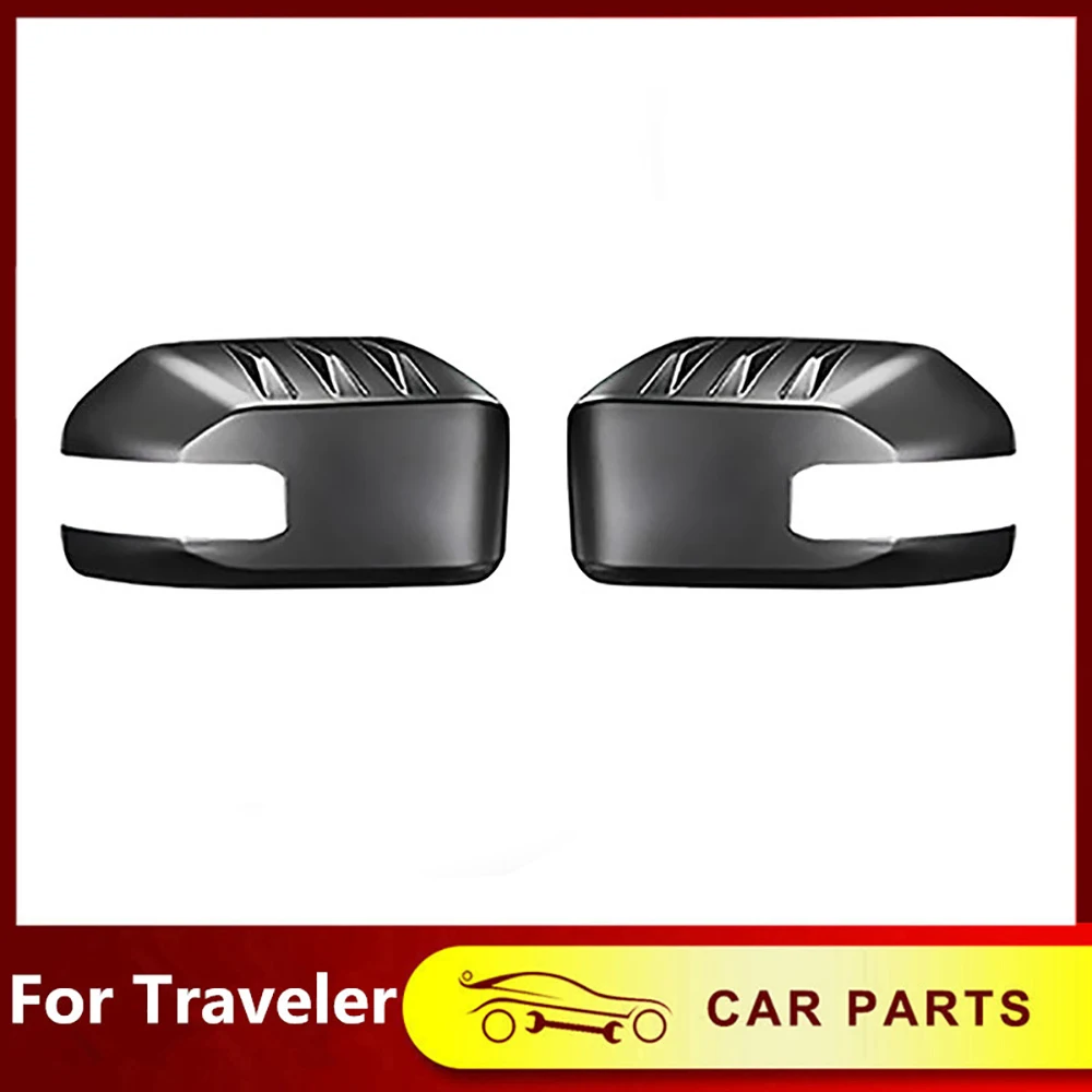 ABS Rear View Side Mirror Cover Fit For Chery Jetour Traveler Reverse Mirror Decorative Shell Car Off-road Styling Accessories