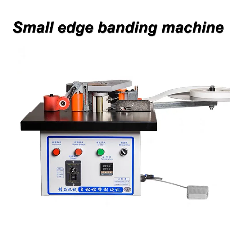 

Small Edge Banding Machine Portable Home Decoration Cutting Pvc Edge Bander Machine Curved Straight Line Profiled Edge Banding M