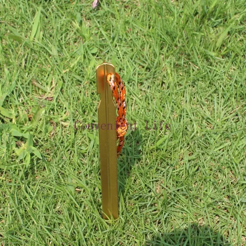 

L1EE Aluminum Alloy Tent Stakes Ultralight High Strength Durable Anchors Tent Pegs