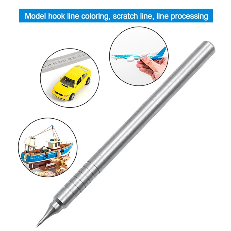 Imagem -05 - Modelo Scriber Caneta Gravura com Grindstone 606 Papel Modelo Ferramenta Linha Processamento Ferramenta Mão Peça Aço Inoxidável