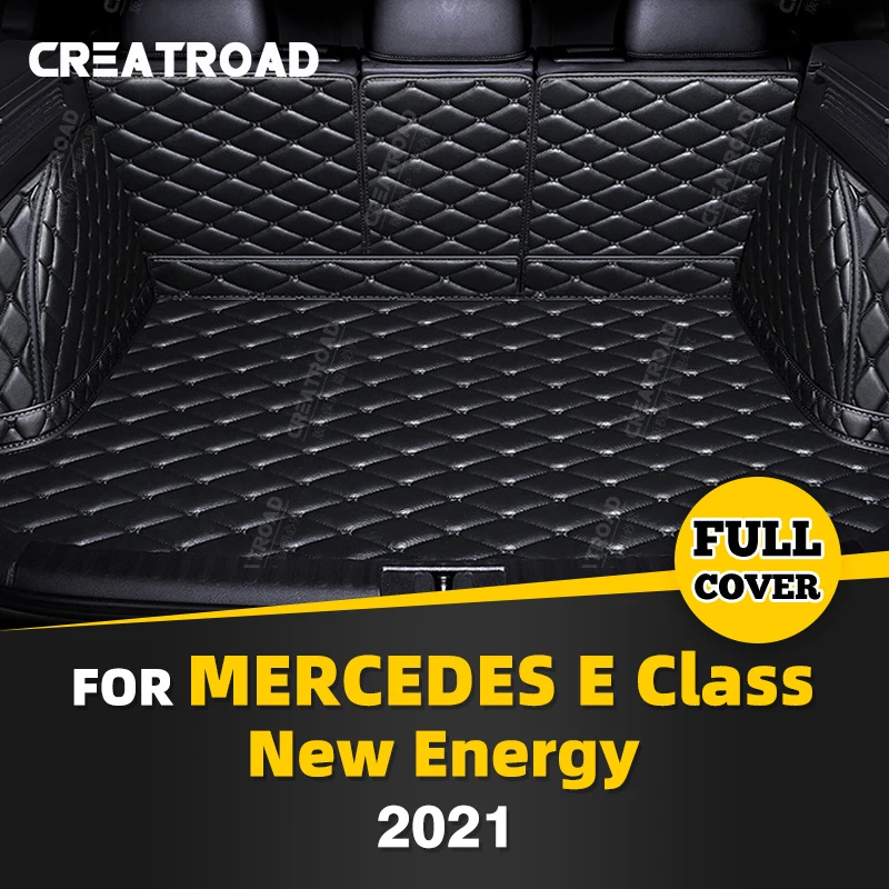 

Автомобильный коврик для багажника с полным покрытием для Mercedes Benz E Class New Energy 2021, автомобильный коврик для багажника, защитные аксессуары для салона автомобиля