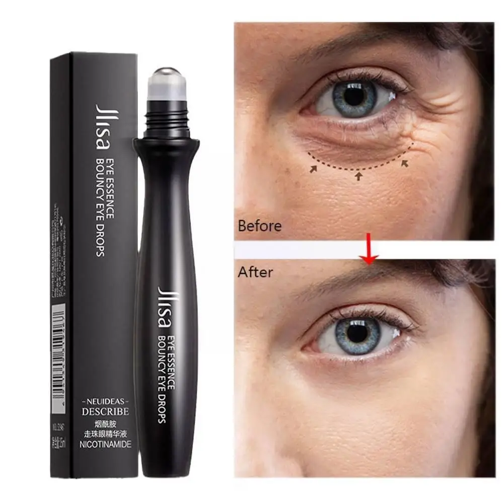 

Niacinamide Eye Massageador Roller Corrector Cool and 360°Anti Bag Wrinkles Essence Tender Eye Firming R4Z7