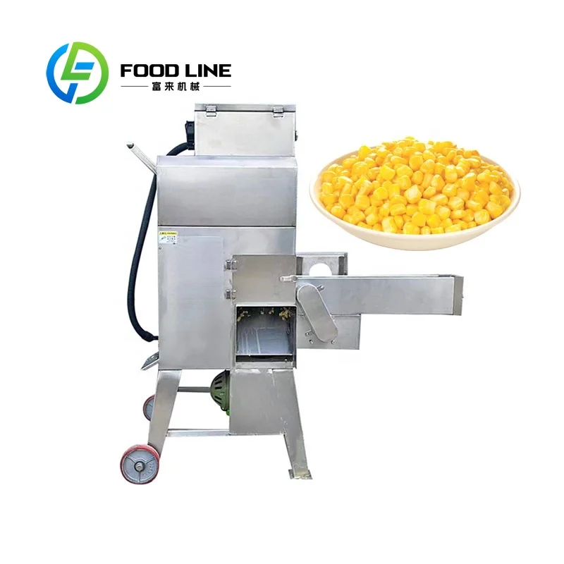Customized Top Quality Electric Corn Thresher 450Kg/H Fresh Kernel Sheller with Conveyor for Sweet Glutinous Maize Processing