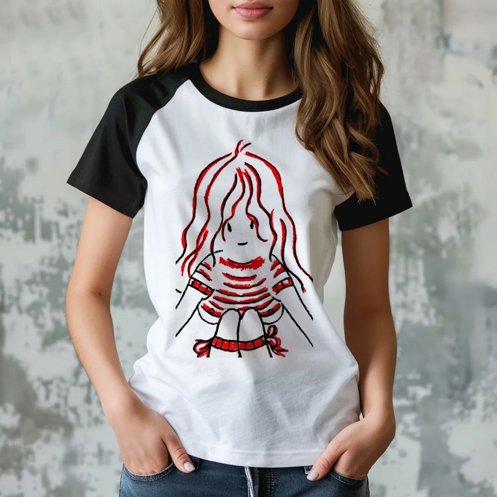 Mylene Farmer top women funny Y2K graphic t-shirts girl harajuku Japanese graphic clothes