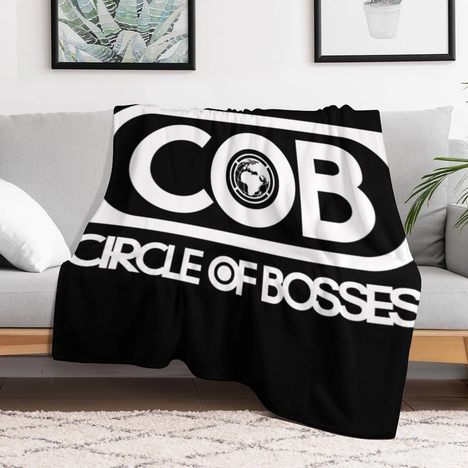 

Circle of Bosses Throw Blanket Decorative Throw for sofa For Baby Travel Blankets
