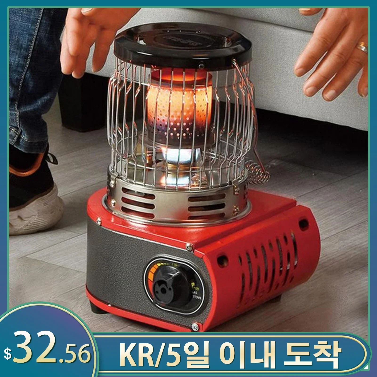 Camp Heater For Tent Outdoor Camping Gas Heater Stove With Portable Handle Camping Stove Indoor Heater Heating Oven Burner