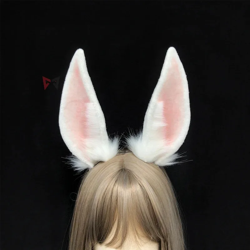 

Beastars Legoshi Wolf Haru Bunny Rabbit Ears Fold Style Hairhoop Headband Headwear Cosplay Costume Accessories