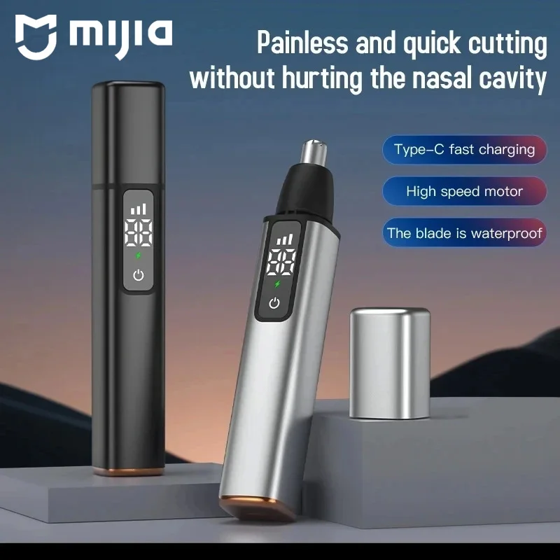 

Mijia Smart Electric Nose Hair Trimmer 3 Gear High Speed Motor Portable Shaver Nose Hair Clipper Trimmer For Men and Women
