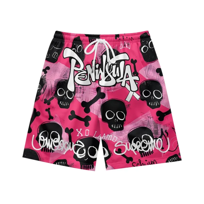 Culotte de plage Creative Sophia Modules à motif Seton pour hommes, shorts de sport décontractés d'été, à séchage rapide, respirants, avec cordon de serrage de proximité