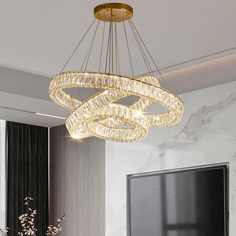 

Modern Crystal stair chandelier lights indoor lighting Ceiling lamp hanging light led Chandeliers for living room indoor lightin