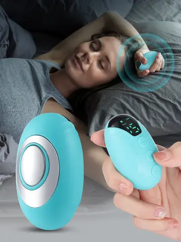 ハンドヘルド睡眠補助装置 不眠症を軽減する器具 睡眠を助ける 夜間不安療法 リラクゼーション 圧力軽減 睡眠装置